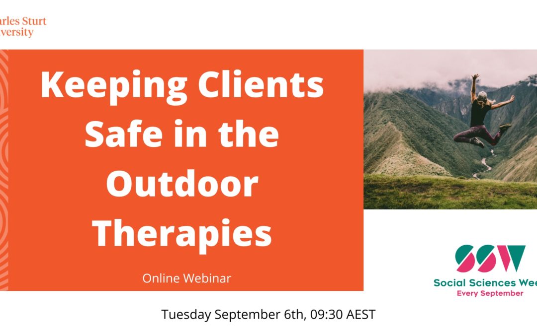 Keeping Clients Safe in the Outdoor Therapies