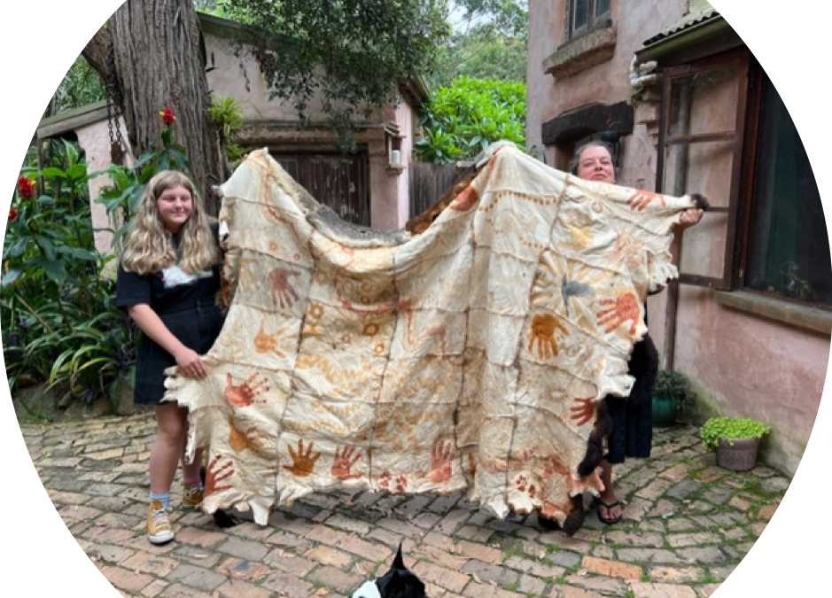 Ngukurr to Newcastle: exploring the living archive through possum skin cloak making