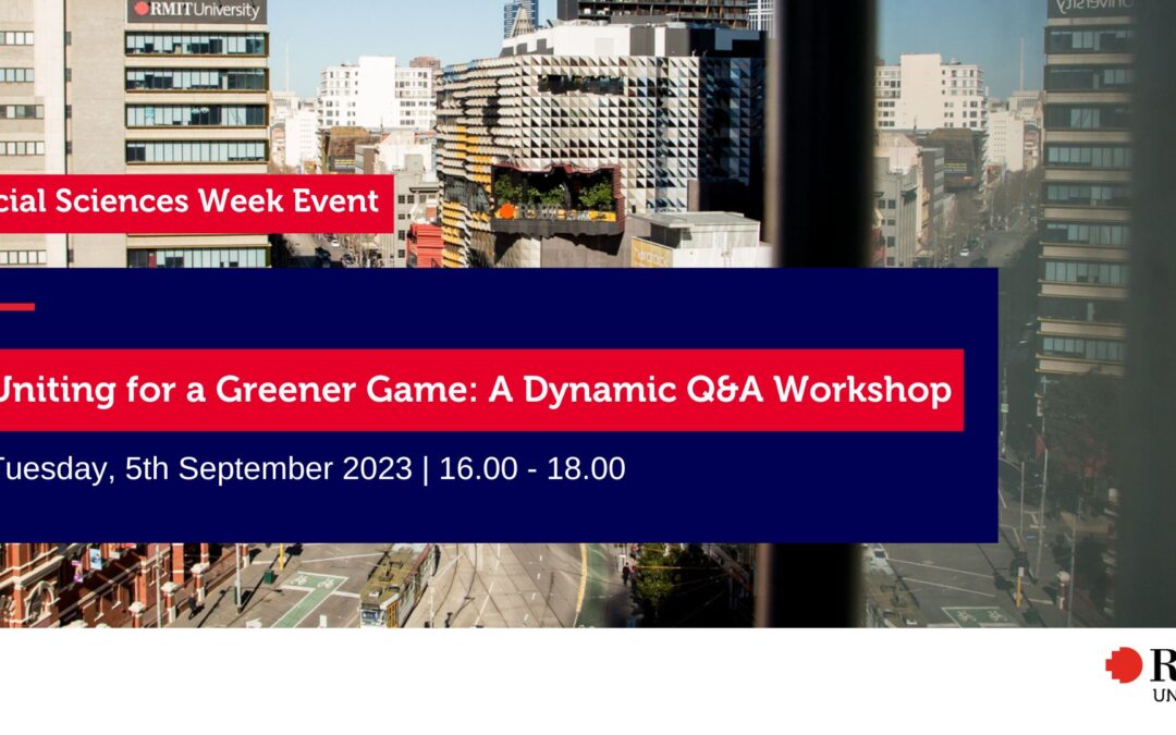 Uniting for a Greener Game: A Dynamic Q&A Workshop