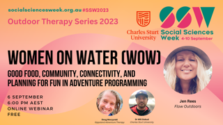 Women on Water (WOW): Good Food, Community, Connectivity, and Planning for Fun in Adventure Programming