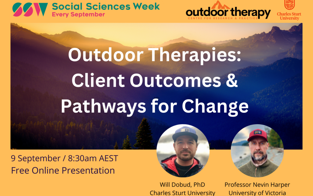 Outdoor Therapies: Client Outcomes and Pathways for Change