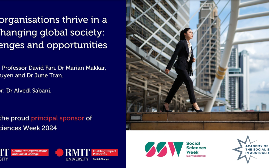 How organisations thrive in a fast-changing global society: Challenges and opportunities