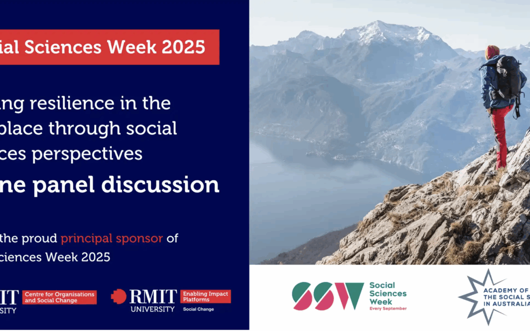 Building resilience in the workplace through social sciences perspectives