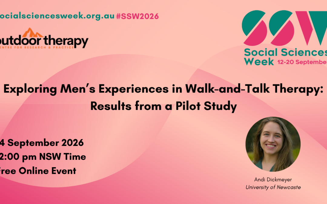 Exploring Men’s Experiences in Walk-and-Talk Therapy- Results from a Pilot Study